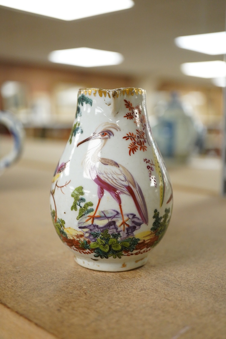 A Chinese porcelain milk jug, decorated in the atelier of James Giles, c.1760 - 9.5cm high